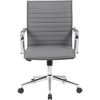 Boss Grey Vinyl Hospitality Chair2