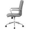 Boss Grey Vinyl Hospitality Chair4