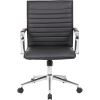 Boss Black Vinyl Hospitality Chair2