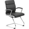 Boss Contemporary Executive Guest Chair In Caressoft Plus1