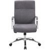 Boss Modern Executive Conference Chair-Grey Linen2