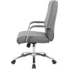 Boss Modern Executive Conference Chair-Ribbed Grey4