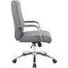 Boss Modern Executive Conference Chair-Ribbed Grey5