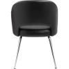 Boss Black Vinyl Guest Chair2