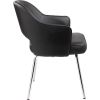 Boss Black Vinyl Guest Chair3