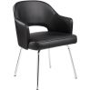 Boss Black Vinyl Guest Chair4