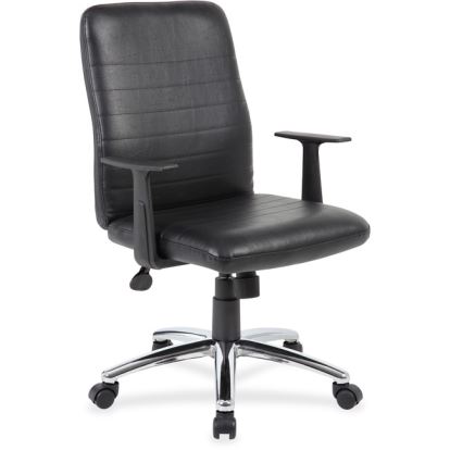 Boss B431-BK Retro Task Chair with Black T-Arms1