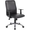 Boss B431-BK Retro Task Chair with Black T-Arms5