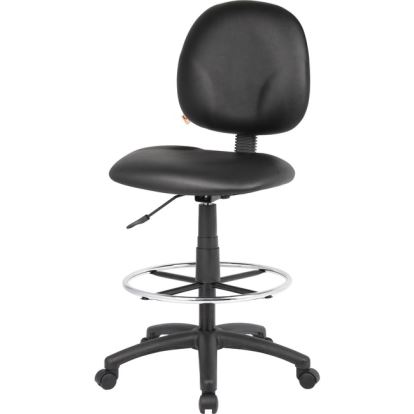 Boss Stand Up Drafting Stool with Foot Rest Black1