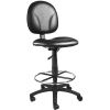 Boss Stand Up Drafting Stool with Foot Rest Black6