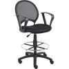 Boss Mesh Drafting Stool W/ Loop Arms1