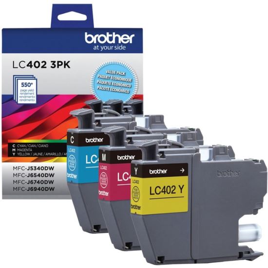 Brother Original Standard Yield Inkjet Ink Cartridge - Cyan, Magenta, Yellow - 3 Pack1