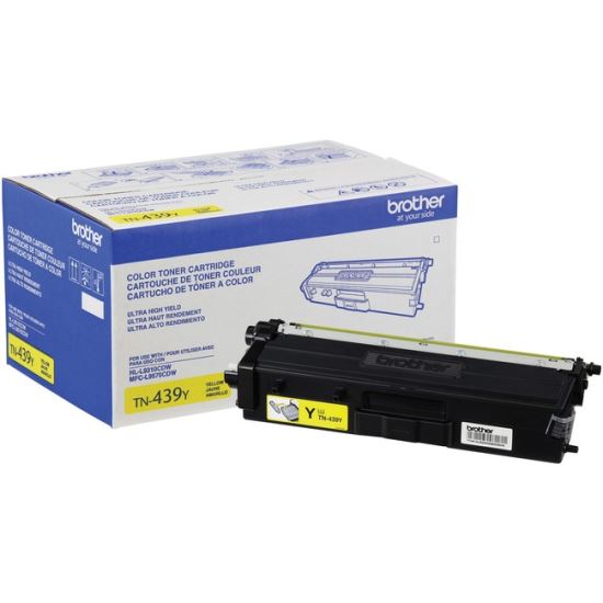 Brother TN439Y Original Ultra High Yield Laser Toner Cartridge - Yellow - 1 Each1