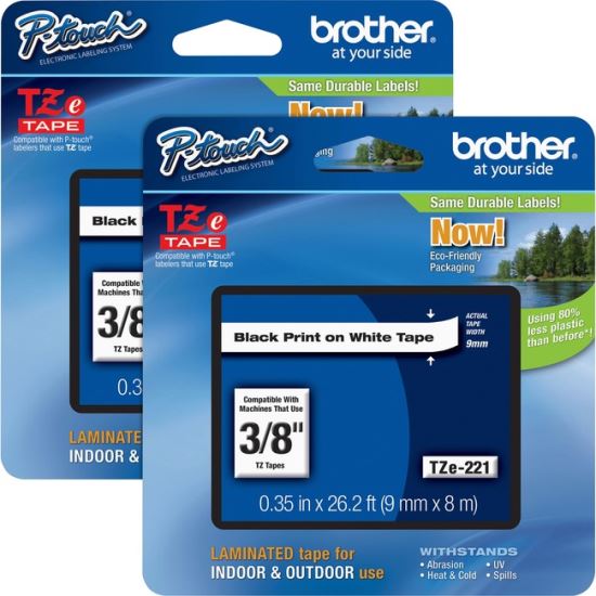 Brother P-touch TZe Laminated Tape Cartridges1