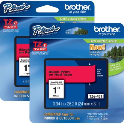 Brother P-touch TZe Laminated Tape Cartridges1