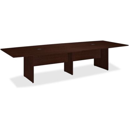 Bush Business Furniture 120L x 48W Boat Top Conference Table - Mocha Cherry1