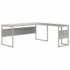 Bush Business Furniture Hybrid Platinum Gray Desking1