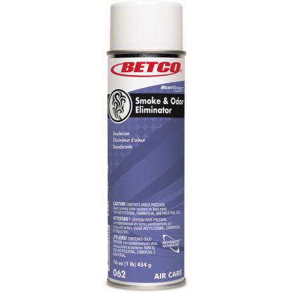 Betco Smoke And Odor Eliminator Air Freshener, Spring Renewal, 16 Oz, Pack Of 121