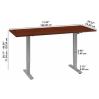 Bush Business Furniture Move 40 Series 72w X 30d Electric Height Adjustable Standing Desk10