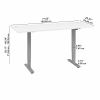 Bush Business Furniture Move 40 Series 72w X 30d Electric Height Adjustable Standing Desk7