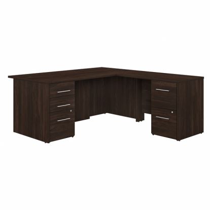 Bush Business Furniture Office 500 Black Walnut Desk1