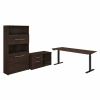 Bush Business Furniture Office 500 Black Walnut Desk1