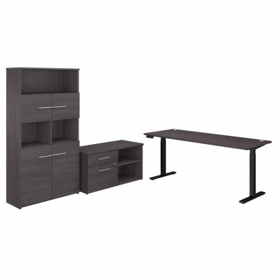 Bush Business Furniture Office 500 Storm Gray Desk1