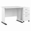 Bush Business Furniture Studio A 36W Computer Desk with 3-Drawer Mobile File Cabinet1