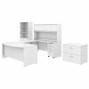 Bush Business Furniture Studio C Desk/Hutch/Bookcase/File Cabinet1