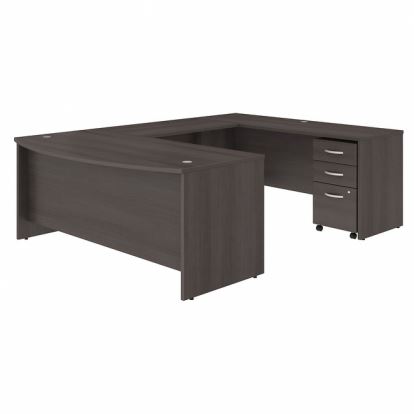 Bush Business Furniture Studio C 72W x 36D U Shaped Desk with Mobile File Cabinet1