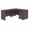 Bush Business Furniture Studio C 60W x 30D L Shaped Desk with Mobile File Cabinet and 42W Return1