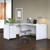 Bush Business Furniture Studio C 60W x 30D L Shaped Desk with Mobile File Cabinet and 42W Return7