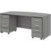 Bush Business Furniture Studio C 72W X 36D Bow Front Desk With Mobile File Cabinets1