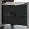 Bush Business Furniture Studio C 72W X 36D Bow Front Desk With Mobile File Cabinets2