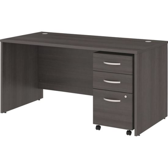 Bush Business Furniture Studio C 60W x 30D Office Desk with Mobile File Cabinet1