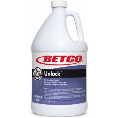 Betco Unlock Floor Stripper, 1 Gallon, Pack Of 41