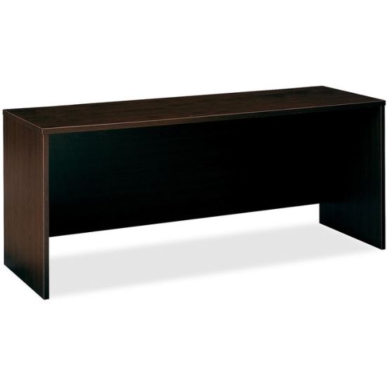 Bush Business Furniture Series C 72W x 30D Desk/Credenza/Return in Mocha Cherry1