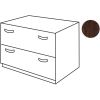 Bush Business Furniture Series C36W 2 Drawer Lateral File - Assembled in Mocha Cherry1
