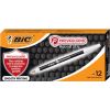 PrevaGuard Ballpoint Pen, Stick, Medium 1 mm, Black Ink/Black Barrel, Dozen1