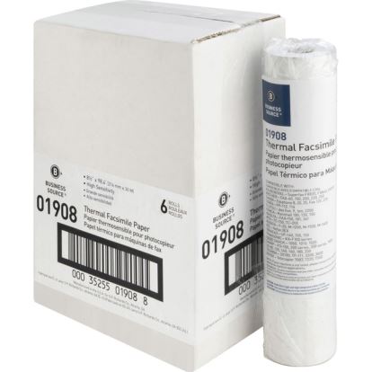 Business Source Thermal Printable Paper - White1