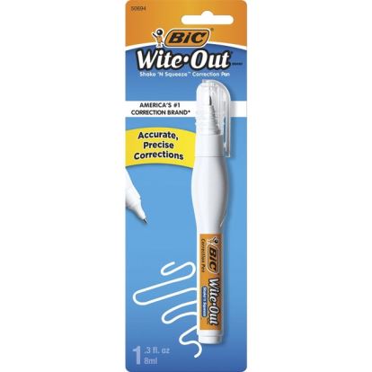 BIC Shake 'n Squeeze Correction Pen, White, 1 Pack1