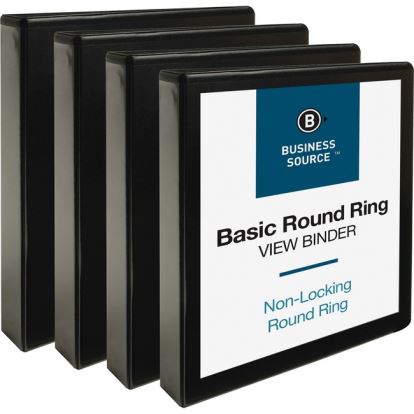 Business Source Round Ring View Binder1