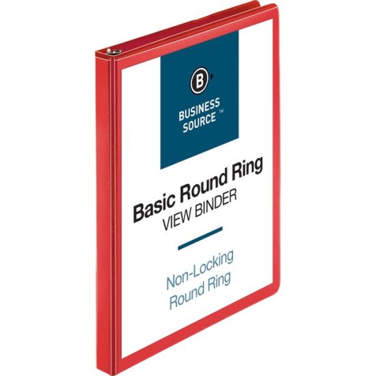 Business Source Round Ring Binder1