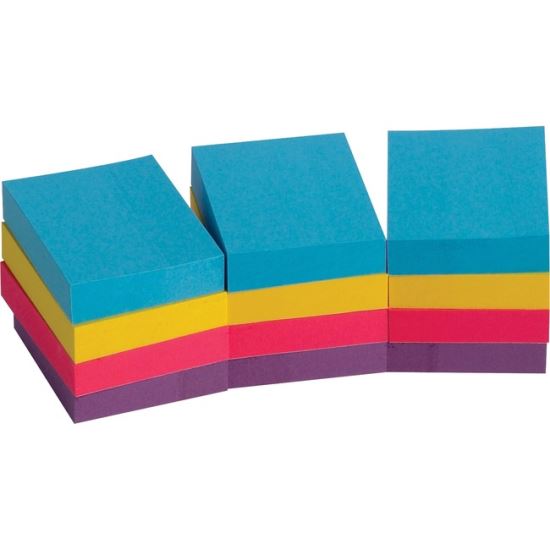 Business Source Extreme Color Adhesive Notes1