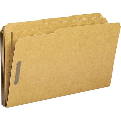 Business Source 1/3 Tab Cut Legal Recycled Fastener Folder1