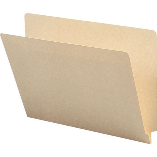 Business Source Straight Tab Cut Letter Recycled End Tab File Folder1