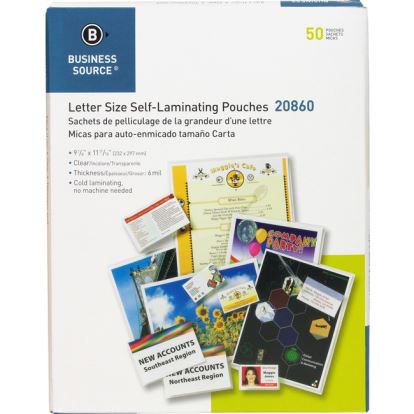 Business Source Laminating Document Pouches1
