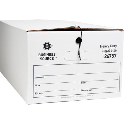 Business Source Heavy Duty Legal Size Storage Box1