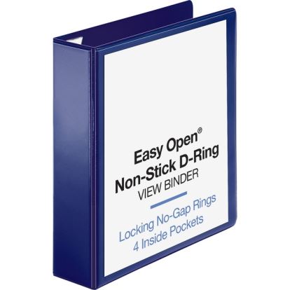 Business Source Easy Open Nonstick D-Ring View Binder1