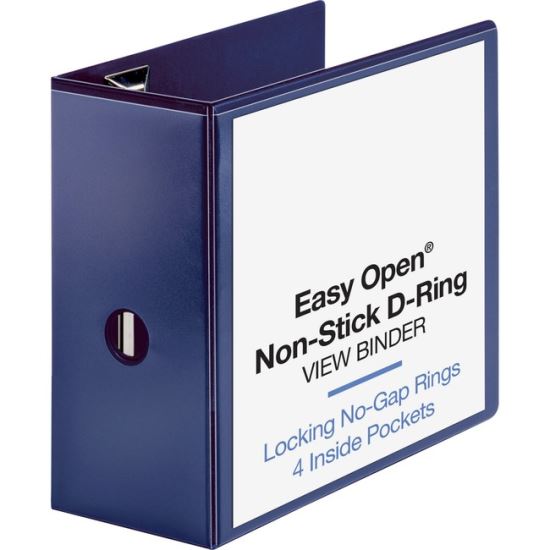 Business Source Navy D-ring Binder1